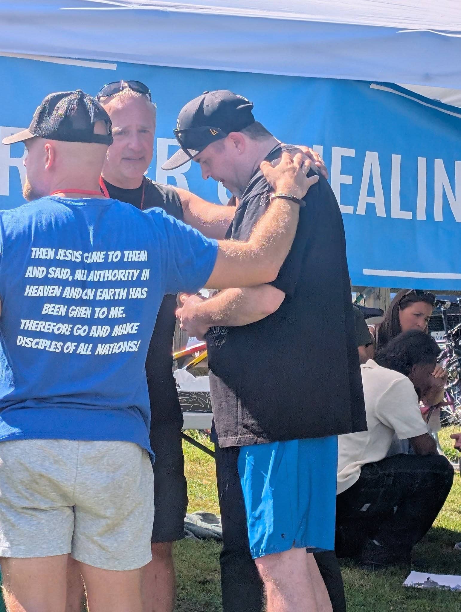 Prayer at the Prayer and Healing tent, Jesus Festival Hamilton 2026